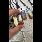 Chakra Orgonite Necklace - Balances Orgone Energy & EMF Protection