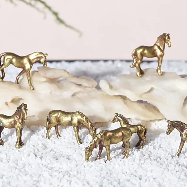 Mini Meditation Buddha Metal Monk Serenity Home Decoration