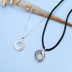 Natural White Jade Koi Lucky Necklace