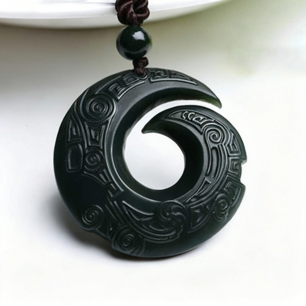 Hetian Jade Pendant Manifesting Necklace