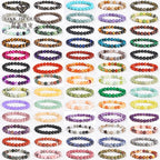Natural Stone Quartz Healing Beads Bracelet