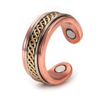 Magnetic Copper Balance Adjustable Cuff Bracelet Bangle Ring
