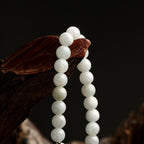 Natural White Jade Luck Bracelet