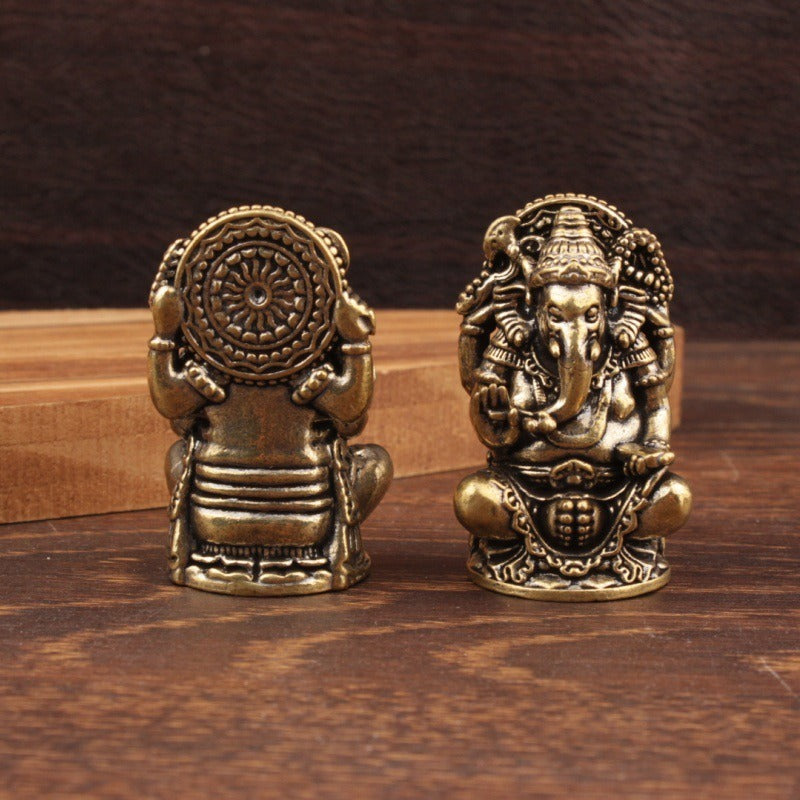 Ganesh Ganpati Elephant Statue Wealth Home Decor