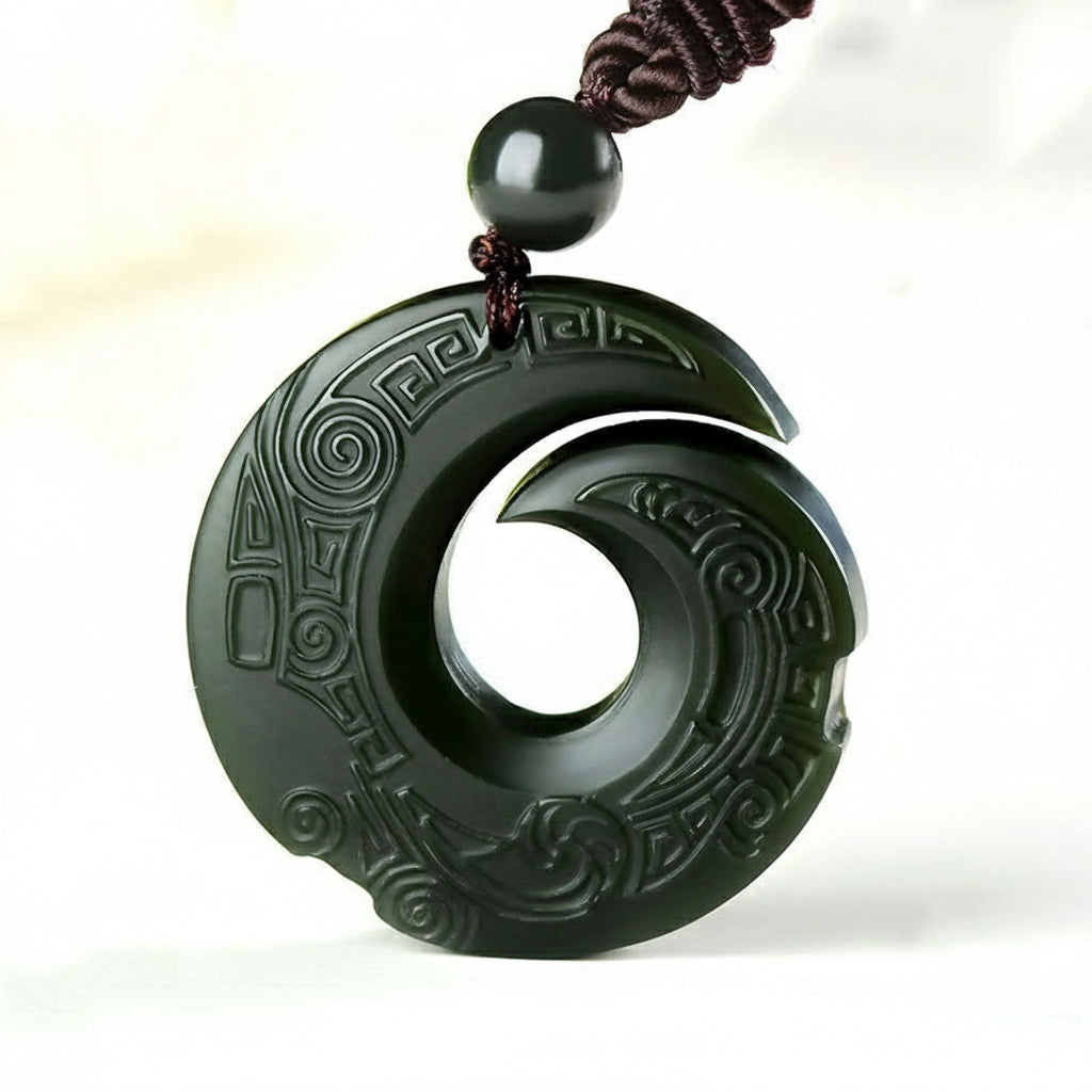 Hetian Jade Pendant Manifesting Necklace