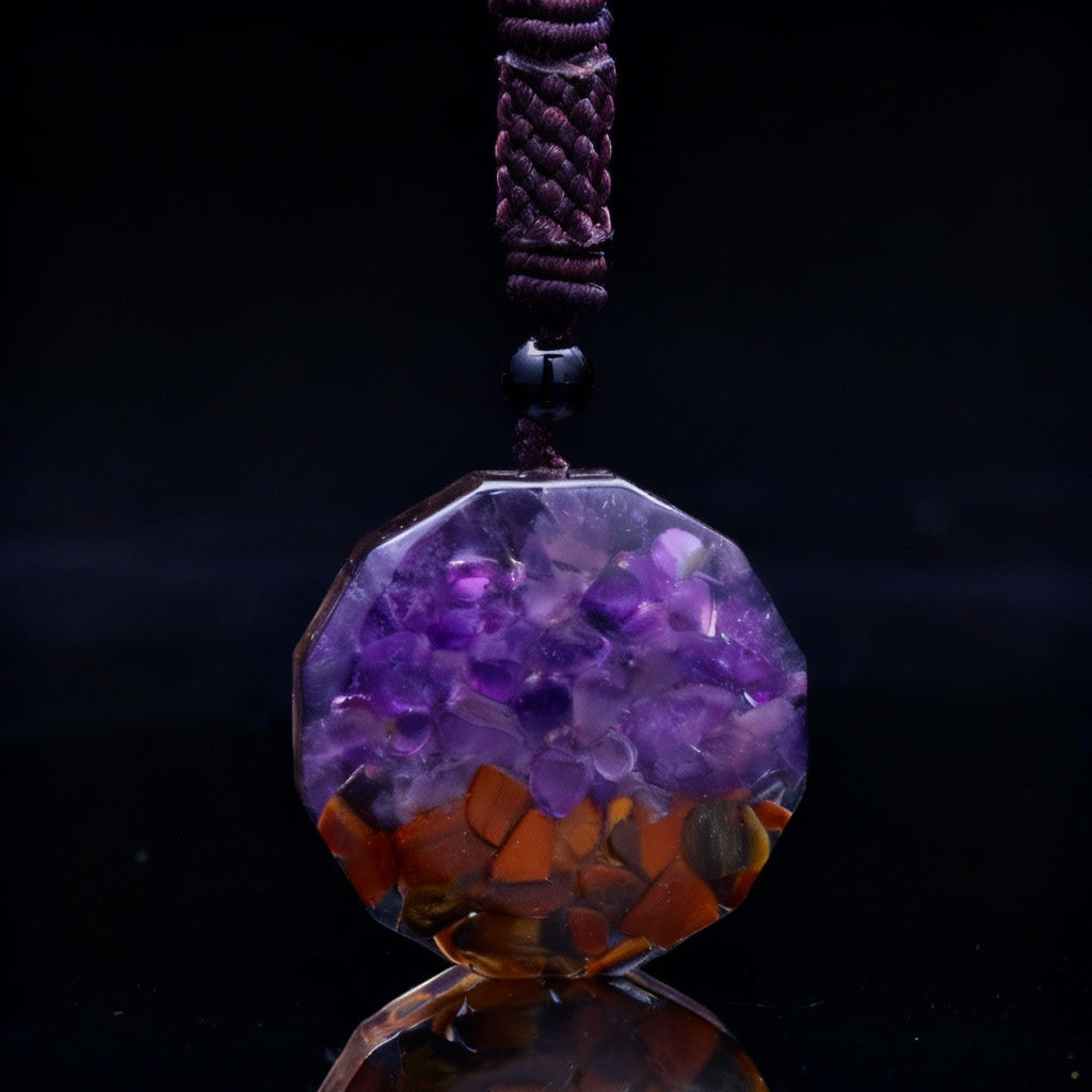 Tree of Life Orgonite Necklace - Energy Protection