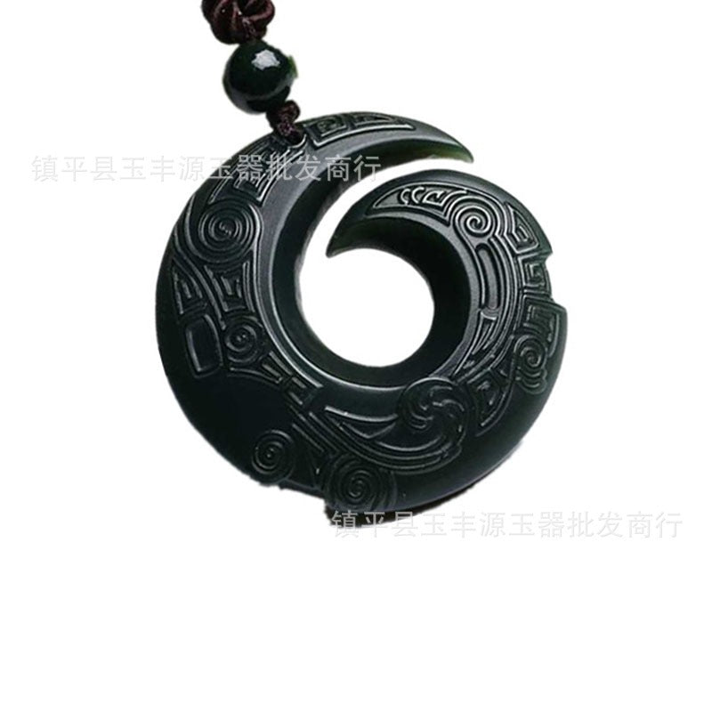 Hetian Jade Pendant Manifesting Necklace