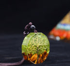 Tree of Life Orgonite Necklace - Energy Protection