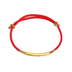 Tibetan Buddhist Handmade Mani Mantra Lucky Red String Bracelet