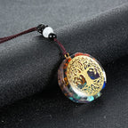 Chakra Orgonite Necklace - Balances Orgone Energy & EMF Protection