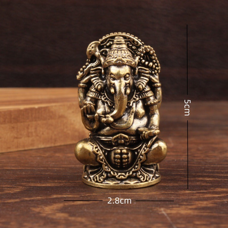 Ganesh Ganpati Elephant Statue Wealth Home Decor