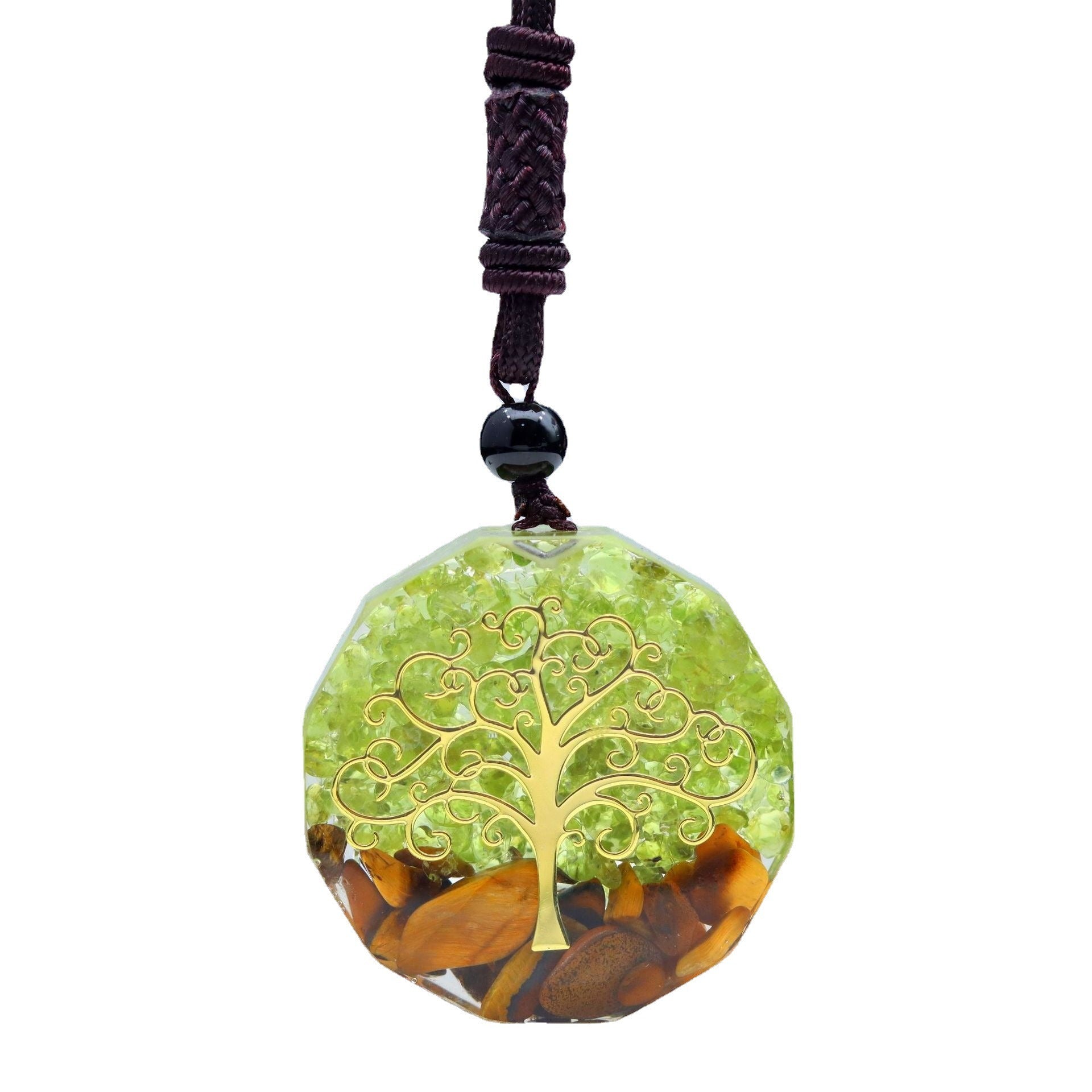 Tree of Life Orgonite Necklace - Energy Protection