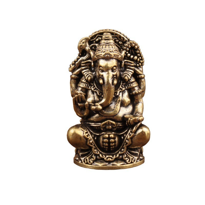 Ganesh Ganpati Elephant Statue Wealth Home Decor