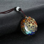 Chakra Orgonite Necklace - Balances Orgone Energy & EMF Protection