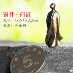 Mini Meditation Buddha Metal Monk Serenity Home Decoration