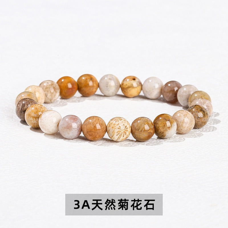 Natural Stone Quartz Healing Beads Bracelet