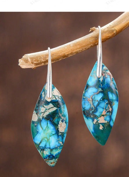 Emperor Stone Healing Crystal Earrings