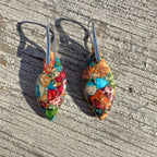 Emperor Stone Healing Crystal Earrings