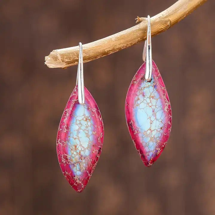 Emperor Stone Healing Crystal Earrings