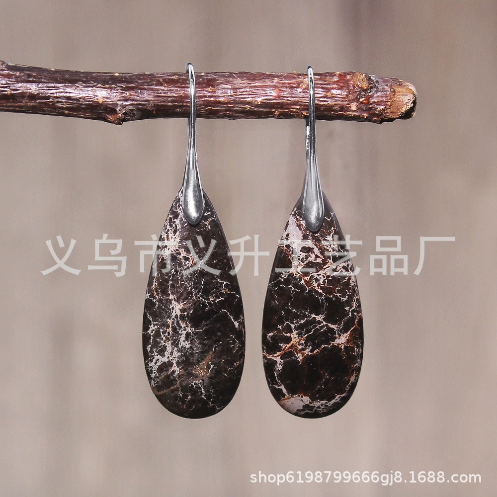 Emperor Stone Healing Crystal Earrings