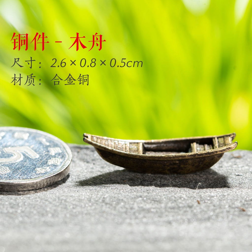 Mini Meditation Buddha Metal Monk Serenity Home Decoration