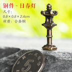 Mini Meditation Buddha Metal Monk Serenity Home Decoration