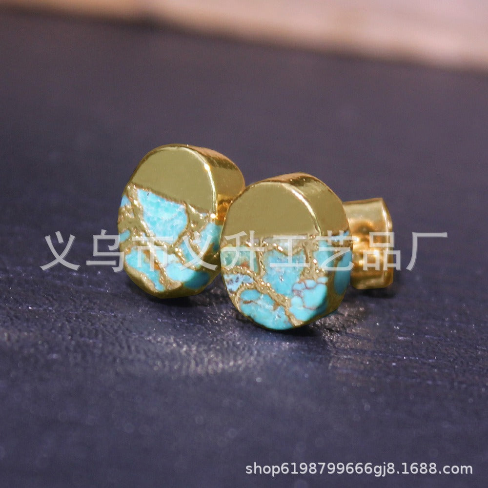 Emperor Stone Healing Crystal Earrings