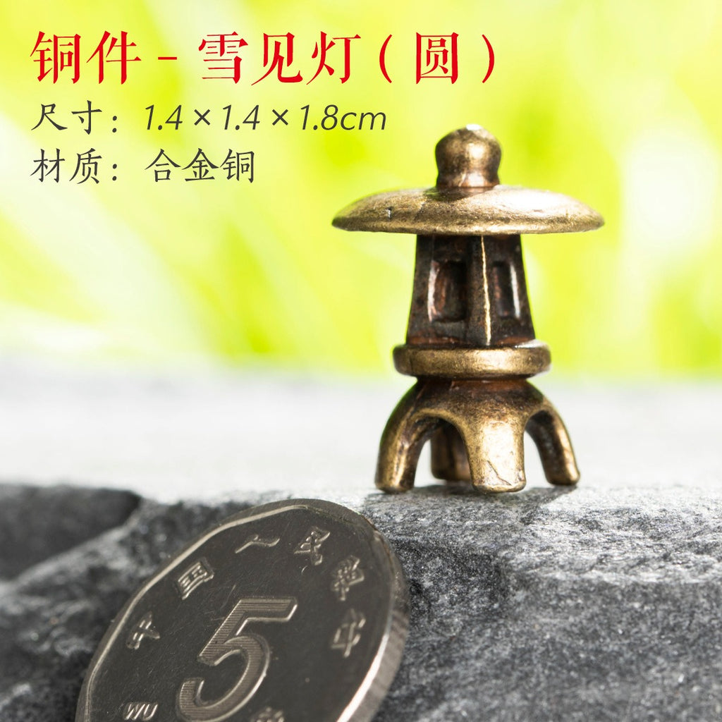 Mini Meditation Buddha Metal Monk Serenity Home Decoration