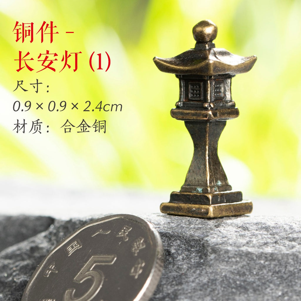 Mini Meditation Buddha Metal Monk Serenity Home Decoration