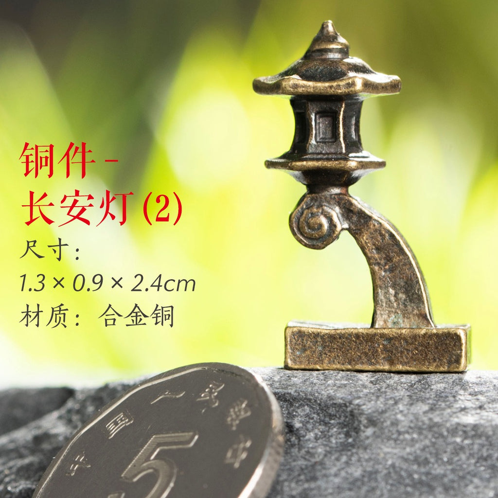 Mini Meditation Buddha Metal Monk Serenity Home Decoration