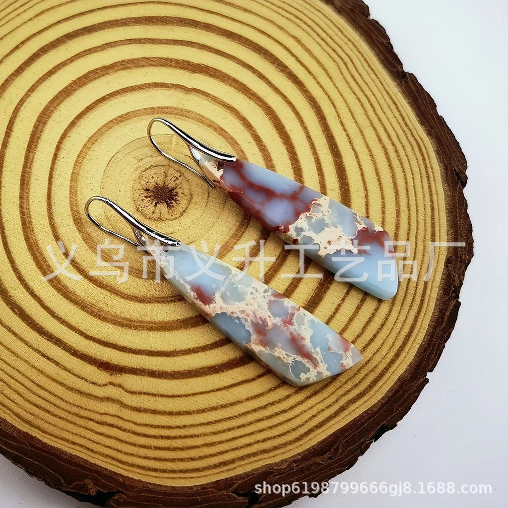 Emperor Stone Healing Crystal Earrings