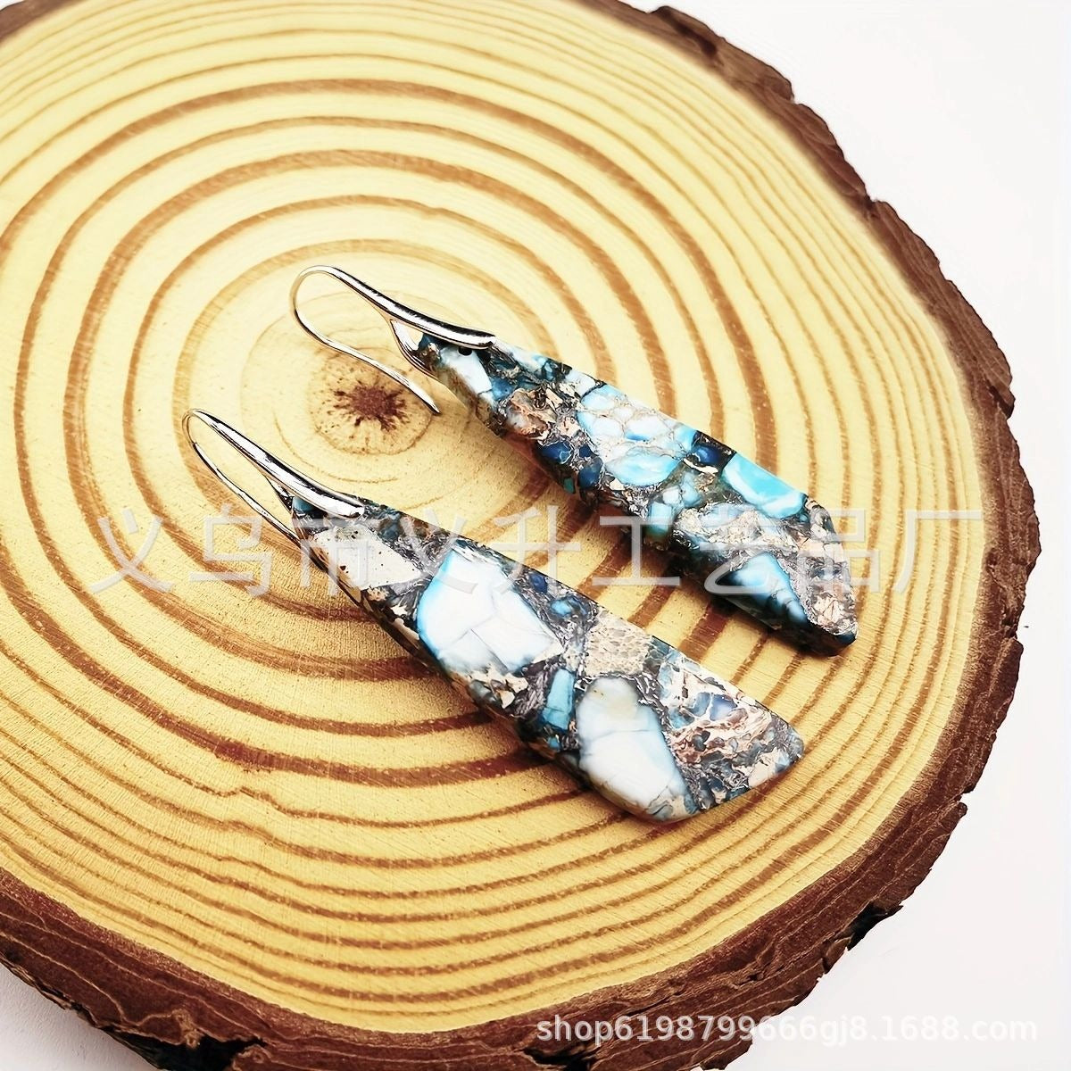 Emperor Stone Healing Crystal Earrings