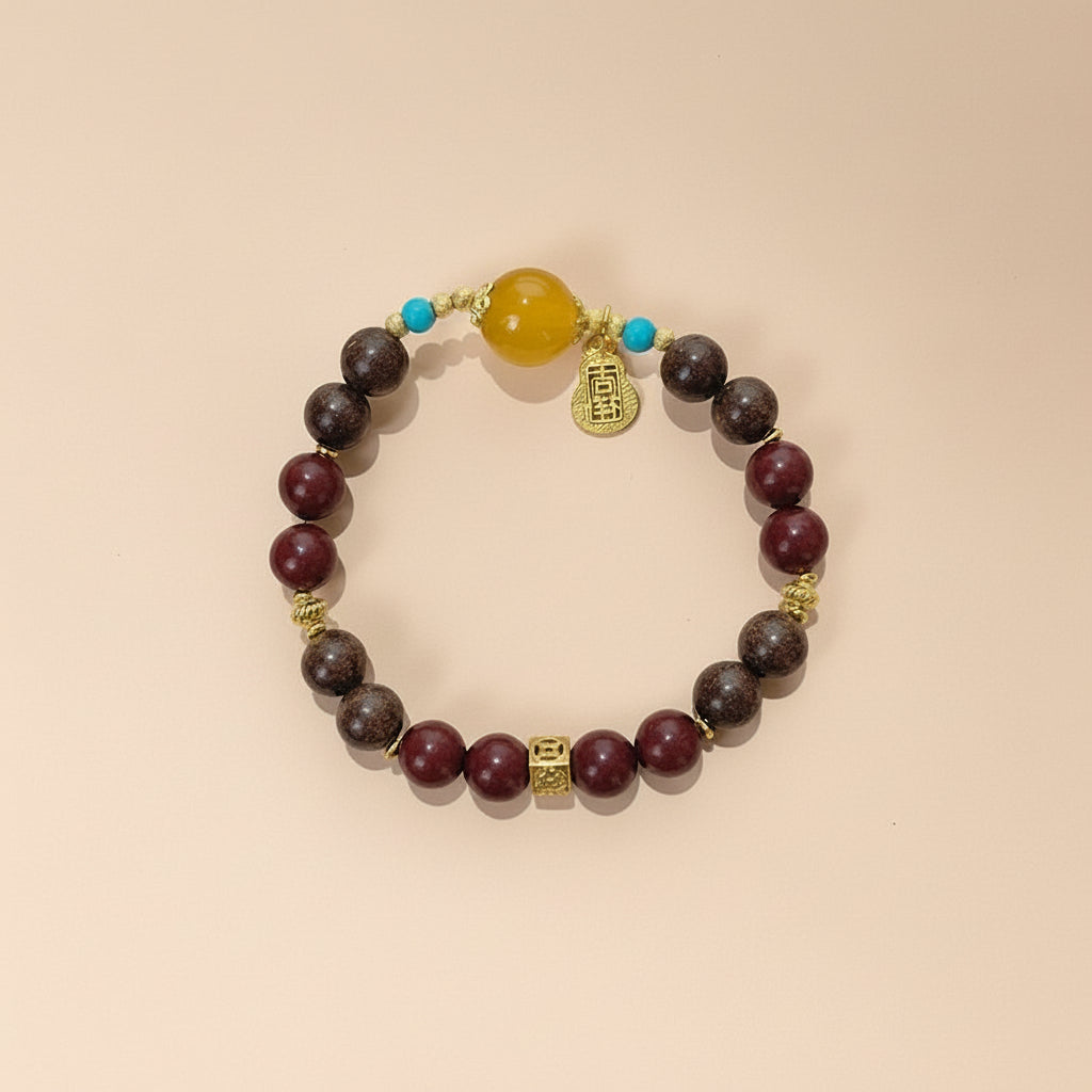 Auspicious Wealth-Bringing Hexiang Bead Bracelet