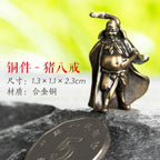 Mini Meditation Buddha Metal Monk Serenity Home Decoration