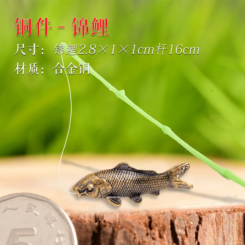 Mini Meditation Buddha Metal Monk Serenity Home Decoration