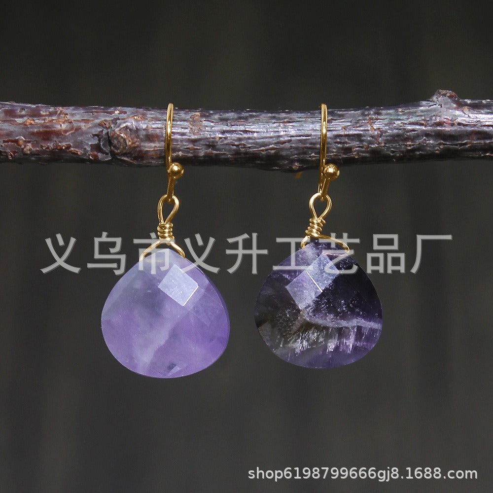 Emperor Stone Healing Crystal Earrings