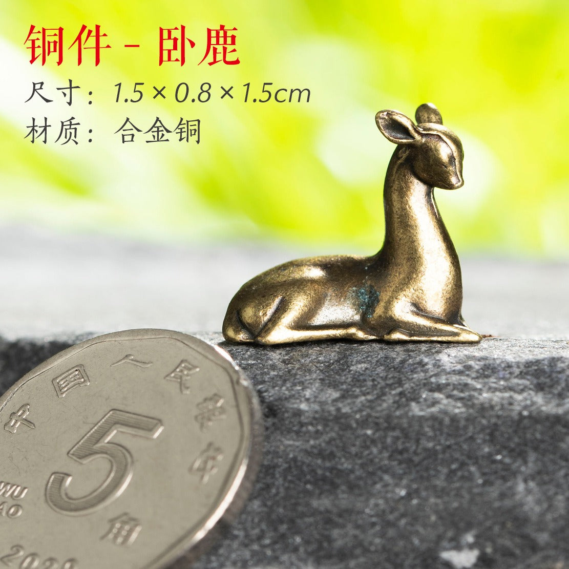 Mini Meditation Buddha Metal Monk Serenity Home Decoration