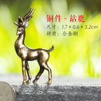 Mini Meditation Buddha Metal Monk Serenity Home Decoration