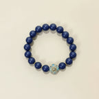 Purple Aura Hexiang Bead Bracelet