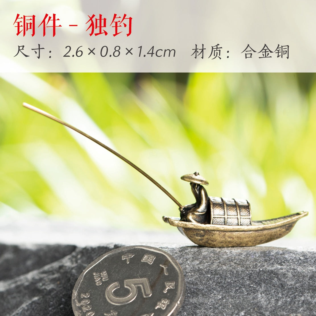Mini Meditation Buddha Metal Monk Serenity Home Decoration