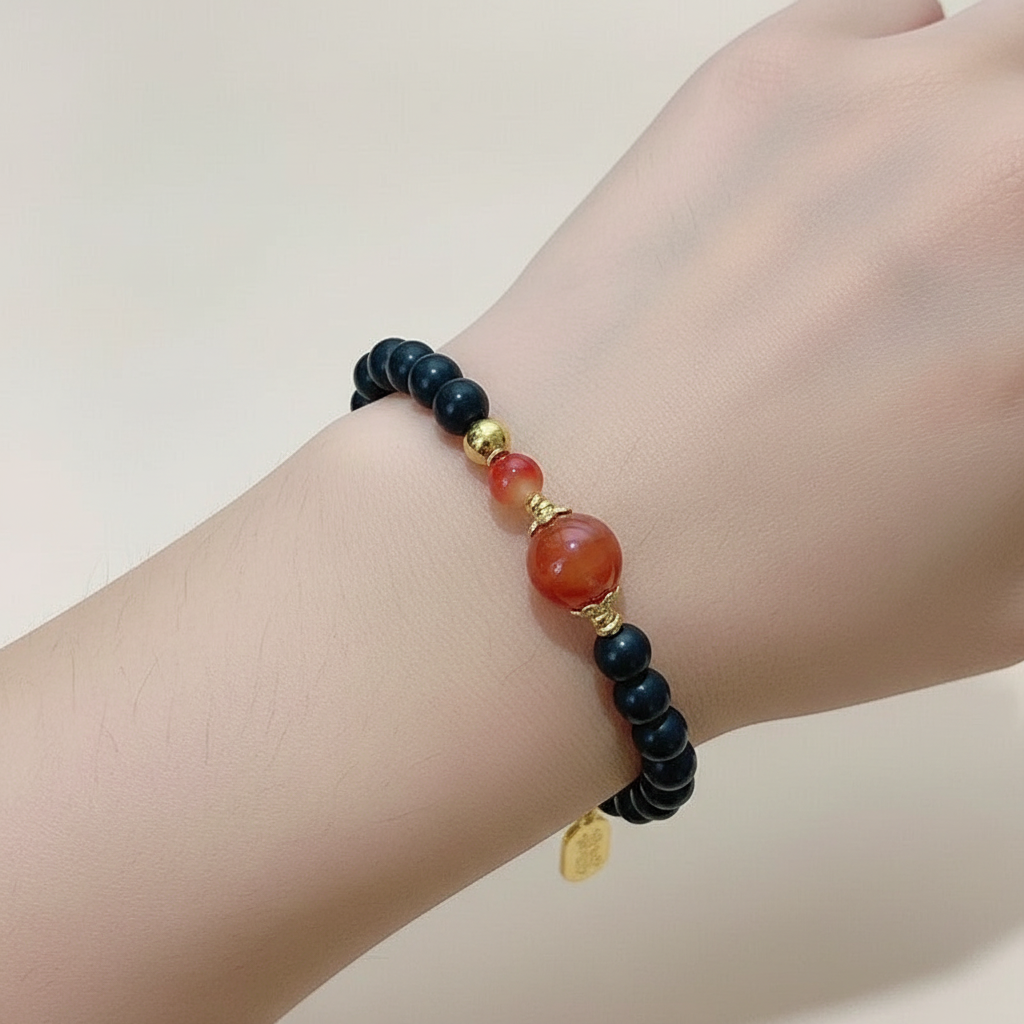 Wealth Attraction and Fortune Hexiang Bead Bracelet