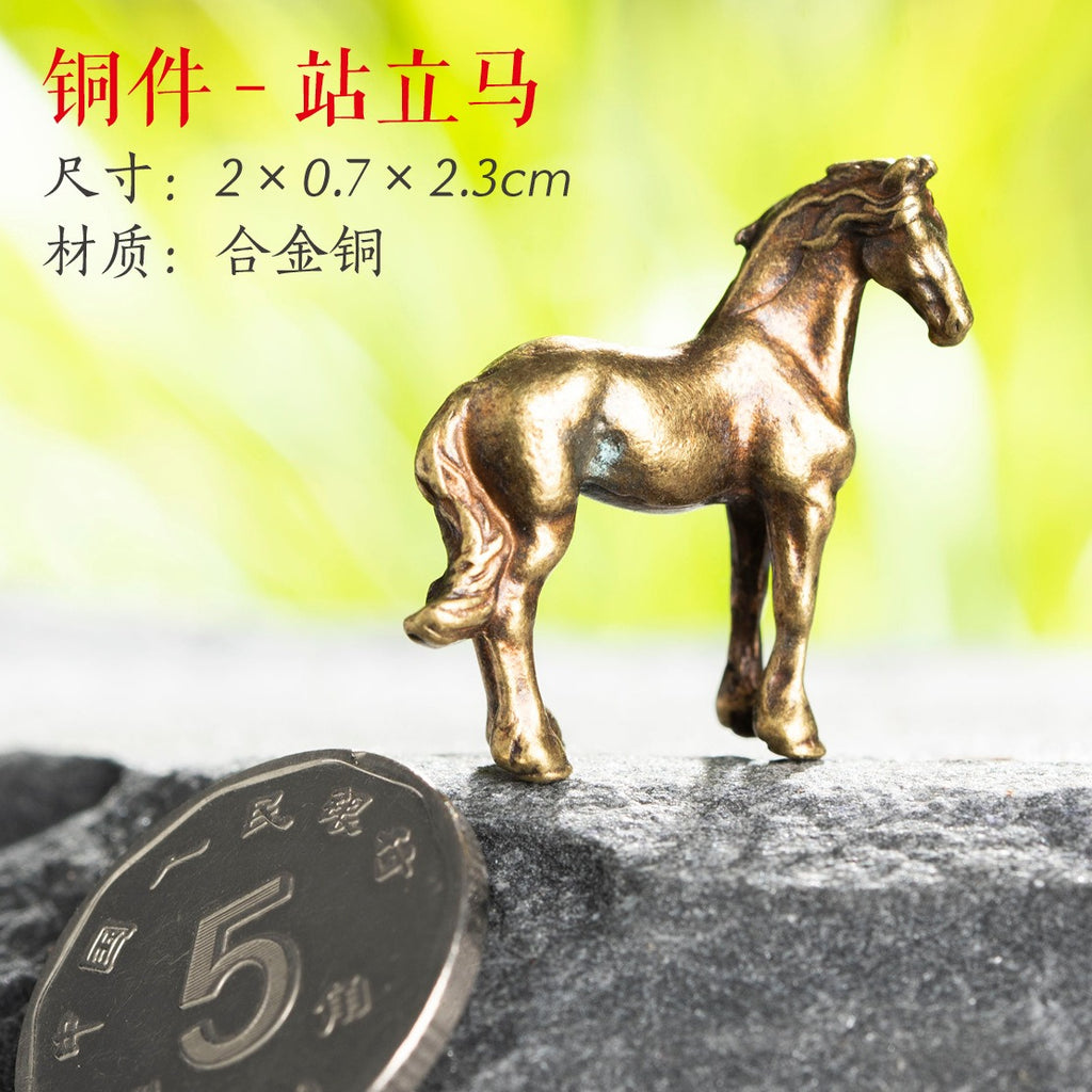 Mini Meditation Buddha Metal Monk Serenity Home Decoration