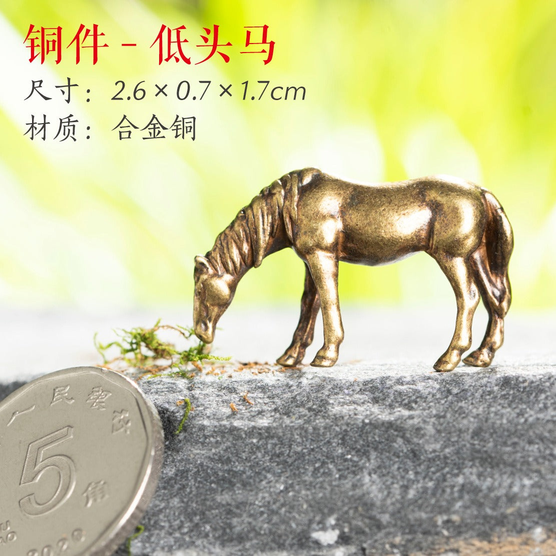 Mini Meditation Buddha Metal Monk Serenity Home Decoration