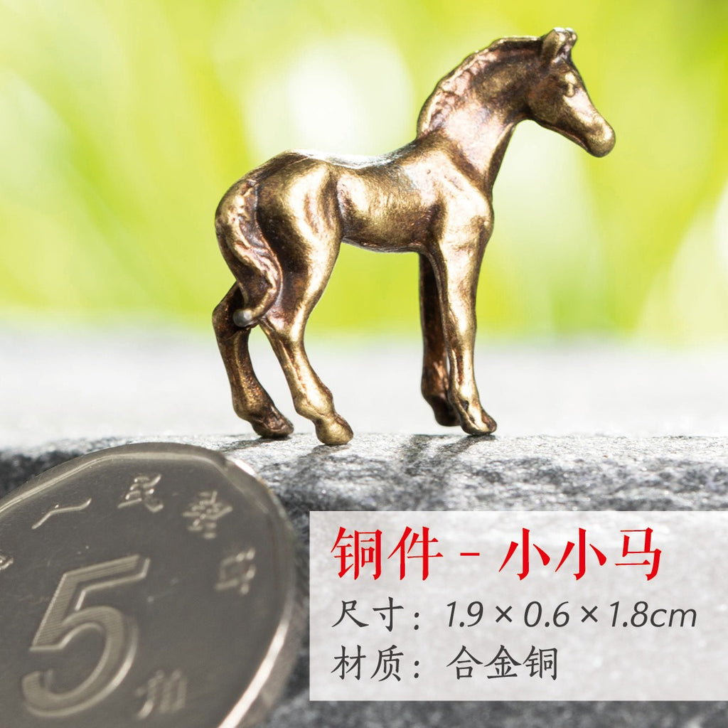 Mini Meditation Buddha Metal Monk Serenity Home Decoration