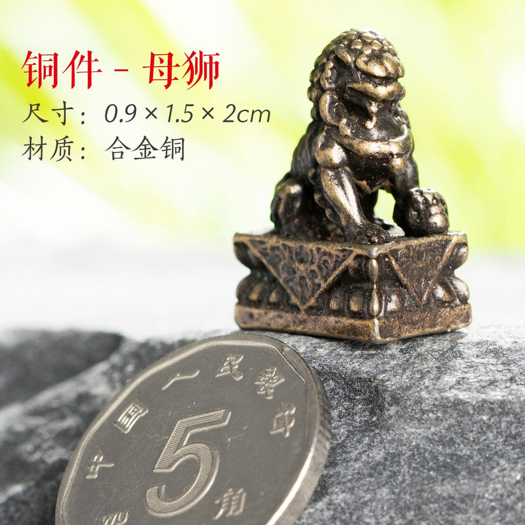 Mini Meditation Buddha Metal Monk Serenity Home Decoration