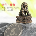 Mini Meditation Buddha Metal Monk Serenity Home Decoration