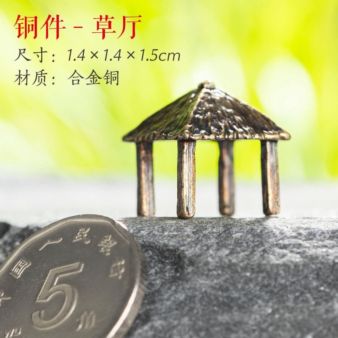 Mini Meditation Buddha Metal Monk Serenity Home Decoration