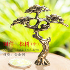 Mini Meditation Buddha Metal Monk Serenity Home Decoration