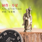 Mini Meditation Buddha Metal Monk Serenity Home Decoration