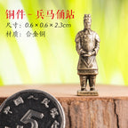 Mini Meditation Buddha Metal Monk Serenity Home Decoration